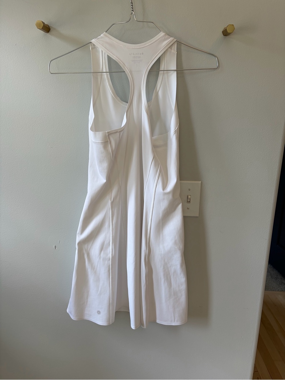 Athleta White Levitate Tank Dress - Size S - Picture 5 of 9